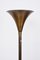 Lámpara de pie italiana Art Déco de metal bronceado y latón de Pietro Chiesa, años 40, Imagen 5