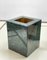 Mid-Century Italian Solid Green Marble & Brass Squared Pen Holder, 1990s, Image 11