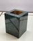 Mid-Century Italian Solid Green Marble & Brass Squared Pen Holder, 1990s, Image 14