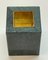 Mid-Century Italian Solid Green Marble & Brass Squared Pen Holder, 1990s, Image 10