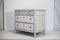 Swedish Gustavian Grey White Painted Chest of Drawers Commode Tallboy, 1850s 2