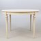Swedish Gustavian White Extendable Dining Table, 1940s 2