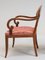 Antique Deco Swedish Biedermeier Flame Mahogany Dining Chairs, Set of 6 3