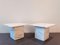 Vintage White Marble Square Side Table, Image 2