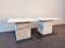 Tavolino quadrato vintage in marmo bianco, Immagine 4