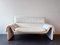 Swiss White Leather Ds-2011 Sofa from De Sede, 1980s 1