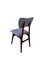 Stühle aus blauer Wolle & Holz, 20. Jh., 1960er, 4er Set 3