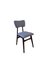 Stühle aus blauer Wolle & Holz, 20. Jh., 1960er, 4er Set 6