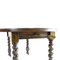 English Round Oak Extendable Table, 1880s 6