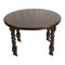 Englischer runder ausziehbarer Tisch aus Eiche, 1880er 1