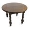 English Round Oak Extendable Table, 1880s 4