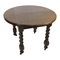 English Round Oak Extendable Table, 1880s, Image 4