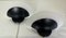 Black Acryl and Glass Wall Lights by Leonardo Marelli for Estiluz, 1980s, Set of 2 3