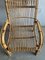 Mid-Century Modern Italian Bamboo and Rattan Armchair in the Style of Franco Albini, 1970s 9