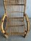 Mid-Century Modern Italian Bamboo and Rattan Armchair in the Style of Franco Albini, 1970s, Image 9