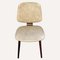 Off White Skai Leather & Teak Dining Chairs, Dutch, Set of 4 7
