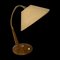 Brass & Teak Desk or Table Lamp from Temde, Switzerland, 1960s, Image 13