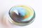 New Zealand Multicolored Swirl Glass Bowl by Ola Höglund & Marie Simberg, 1980s 3