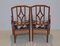 Armchairs & Chairs in Mahogany, 20th Century, Set of 4 5