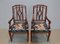 Armchairs & Chairs in Mahogany, 20th Century, Set of 4 2