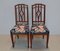 Armchairs & Chairs in Mahogany, 20th Century, Set of 4 9