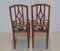 Armchairs & Chairs in Mahogany, 20th Century, Set of 4 12