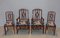 Armchairs & Chairs in Mahogany, 20th Century, Set of 4 1