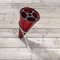 Red Aluminum Umbrella Stand by Ettore Sottsass or Renovation, 1970s 4