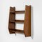 Hanging Bookcase with 3 Wooden Shelves by Ignazio Gardella, 1950s 1