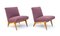 Slipper Chair attribuita a Jens Risom per Knoll, set di 2, Immagine 1