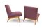 Slipper Chair attribuita a Jens Risom per Knoll, set di 2, Immagine 2
