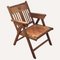 Dutch Arts & Crafts Leather Woven Seat Apprentice Chair, 1950 1