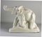 Elefante francés Art Déco grande de cerámica de Le Jan, años 30, Imagen 10