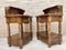 Mid-Century Spanish Wood Nightstands, Set of 2 3