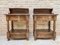 Mid-Century Spanish Wood Nightstands, Set of 2, Image 4