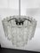 Lámpara de araña con elementos de cristal de Murano, años 60, Imagen 9