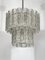 Lámpara de araña con elementos de cristal de Murano, años 60, Imagen 13