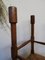 Sgabello rustico in legno e paglia, Italia, Immagine 12