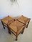 Rustic Stool in Wood and Straw from Abruzzo Italy 9