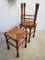 Rustic Stool in Wood and Straw from Abruzzo Italy 13