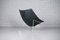 Vintage Black Leather Oyster Chair by Pierre Paulin for Artifort, Image 6