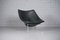 Vintage Black Leather Oyster Chair by Pierre Paulin for Artifort, Image 2