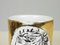 Italian Black White & Golden Cup/Pencil Holder by Bucciarelli, 1960s, Image 7