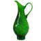 Vase en Verre Vert de Murano, 1970s 1