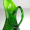 Grüne Glasvase von Murano, 1970er 2