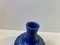 Ceramic Vase with Blue Glaze by Eva Sjögren for L. Hjorth, 1950s 5