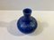 Ceramic Vase with Blue Glaze by Eva Sjögren for L. Hjorth, 1950s 3
