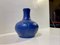 Ceramic Vase with Blue Glaze by Eva Sjögren for L. Hjorth, 1950s 1