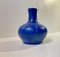 Ceramic Vase with Blue Glaze by Eva Sjögren for L. Hjorth, 1950s 6