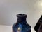 Chamotte Stoneware Vase in Blue and Purple Glaze from Bitossi, 1960s 4